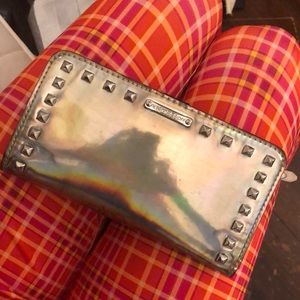 Rebecca Minkoff Holographic Leather Wallet